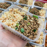 #50 Baião de dois com carne moida